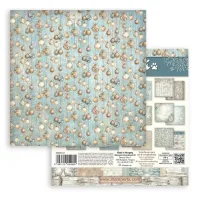 Stamperia White Christmas Papierblok 8x8 inch - Cristina Radovan (Stamperia White Christmas 8x8 Inch Paper Pack Maxi Background Selection by Cristina Radovan (SBBS147))